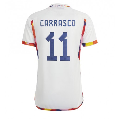 Fotballdrakt Herre Belgia Yannick Carrasco #11 Bortedrakt VM 2022 Kortermet